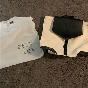 Deux Lux canvas backpack. New!